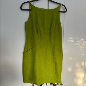 Vintage Laundry By Shelli Segal Green Midi Dress